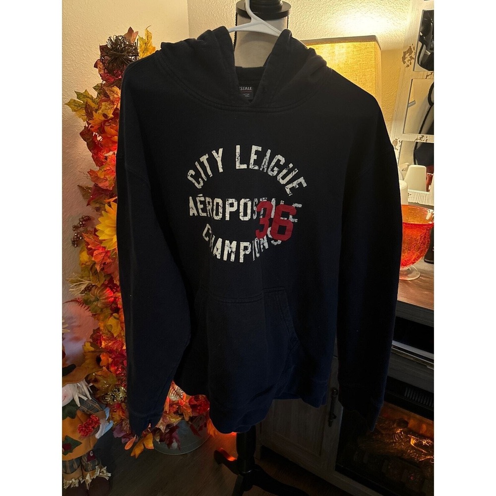 Aeropostale‎ hoodie XL blue